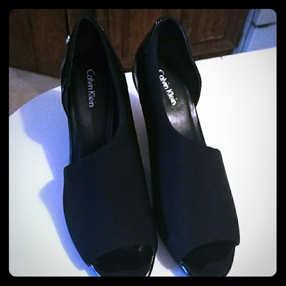 CK Black heels
